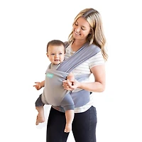 MOBY - Easy Wrap Baby Carrier Wrap - Designed To Combine The Best Features Of A Baby Wrap and Baby Carrier In One - The Perfect Child Carrier - Great For Babywearing, Nursing, And Keeping Baby Close