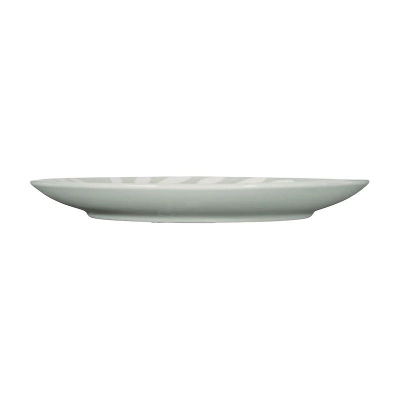 Mainstays 8in Emelie Green Stoneware Salad Plate