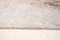 ECARPETGALLERY Tapis Métier Main pour Salon, Salle à Manger et Chambre à Coucher <br>Texturé Collection Galleria 5'3" x 7'6" en Gris