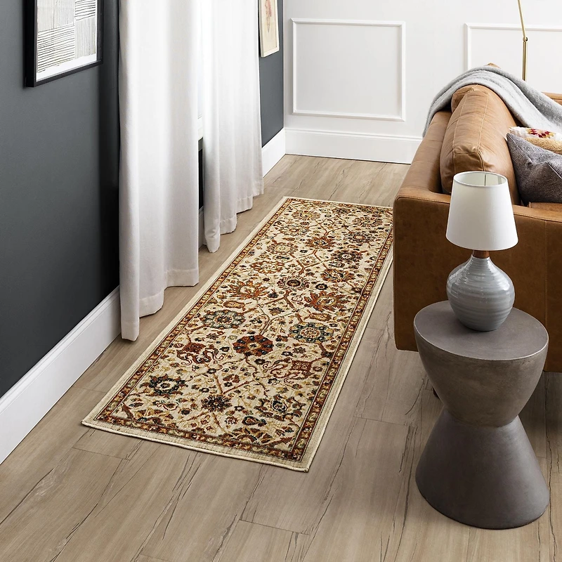 Mohawk Home Radnor Cream Woven Polyester Area Rug