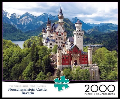 Buffalo Games Neuschwanstein Castle, Bavaria, 2000 Piece Jigsaw Puzzle
