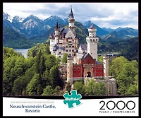 Buffalo Games Neuschwanstein Castle, Bavaria, 2000 Piece Jigsaw Puzzle