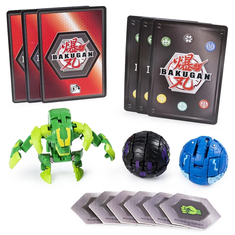 Bakugan Starter Pack 3-Pack, Maxotaur, Collectible Action Figures, for Ages 6 and Up