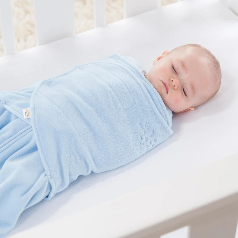 Couverture à Emmailloter HALO® SleepSack® - Micro-Polaire - Bleu PT Couverture à emmailloter