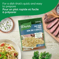 Plat d'Accompagnement de Pâtes Knorr Sidekicks Crème Sûre et Ciboulette 120 g Plats d'accompagnement
