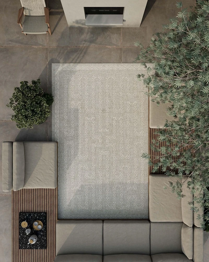 ECARPET Maze Transitional Area Rug for Living Room, Bedroom, Dining Entrance, Hallway and More.