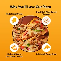 Daiya pizza diavola sans produits laitiers et sans gluten, végétalien (surgelée) 369g