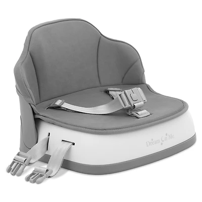Siège rehausseur Dream On Me Cozy Pod avec housse amovible, gris