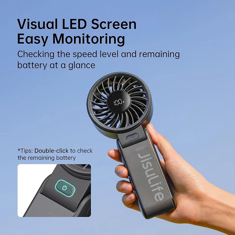 Ventilateur portatif Jisulife Life7 Noir