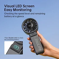 Ventilateur portatif Jisulife Life7 Noir