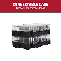 Hyper Tough 14-Piece Masonry Drill Bit Set, Carbide YG8 Tip,Clear Lid Case