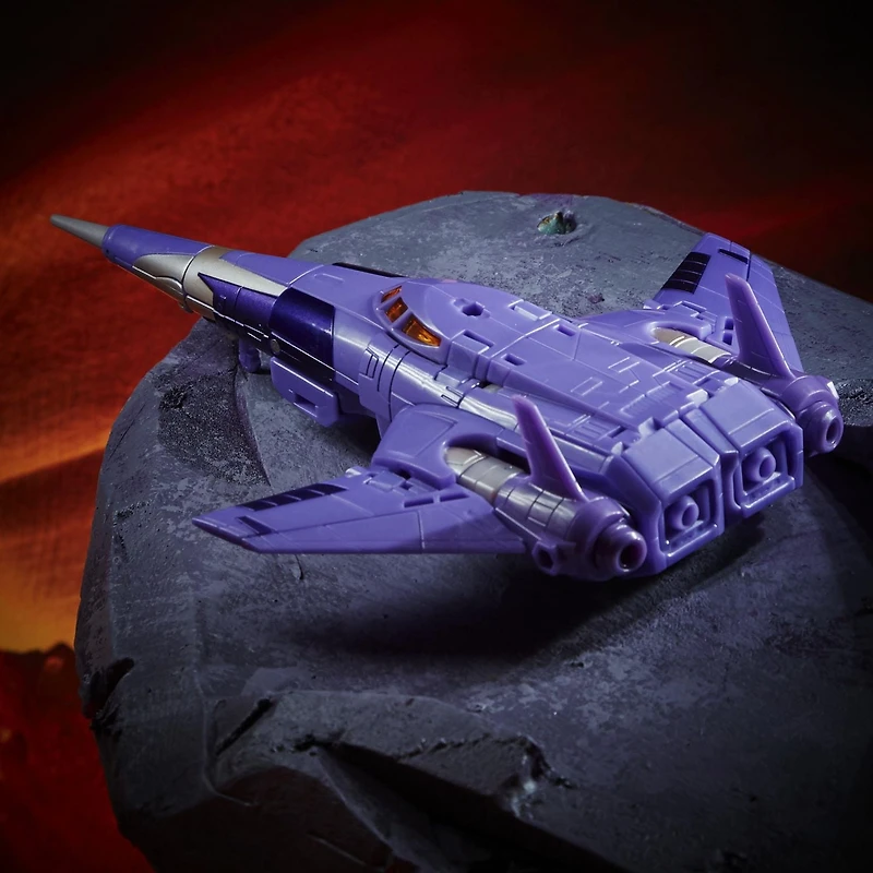 Transformers Generations War for Cybertron : Kingdom, Cyclonus WFC-K9 de 17,5 cm, classe Voyageur, pour enfants, à partir de 8 ans