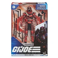 G.I. Joe Classified Series, figurine Red Ninja 08 premium à collectionner de 15 cm, accessoires multiples, avec emballage spécial