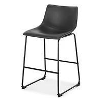 TABOURET LANDON en noir ENSEMBLE DE 2