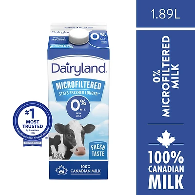 Dairyland Microfiltered Skim Milk