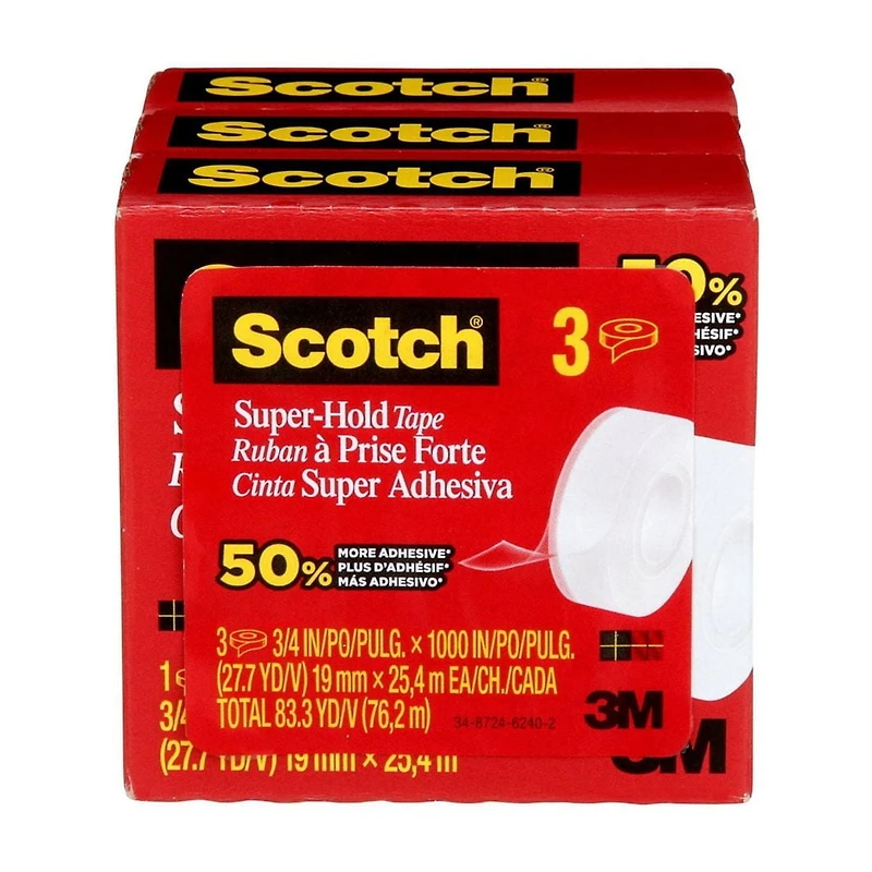 Ruban super adhérent 700K3-ESF-RP4 Scotch®, 3/paquet 3 Par Paquet