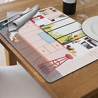 Plastic Placemat Cat In Kitchen 12 X 18 - Set of 12