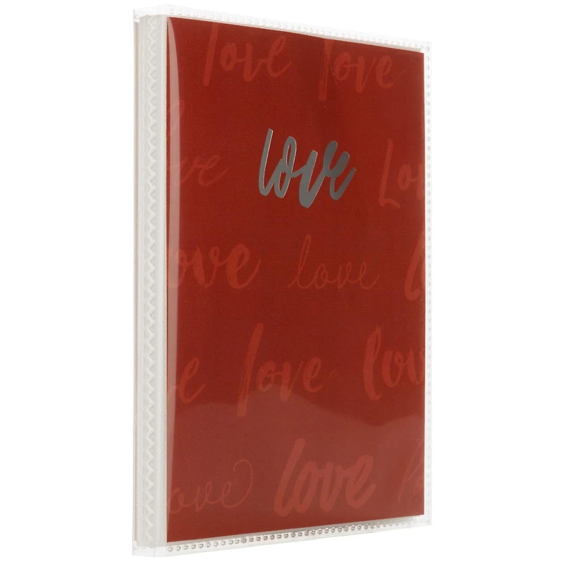 Pinnacle Frames and Accents Soft Brag Love Photo Album, 12 Pages, 24 Photo Pockets