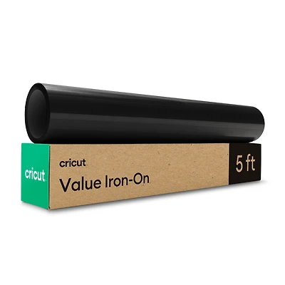 Cricut® Value Iron-On (12 in x 5 ft), Black
