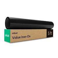 Cricut® Value Iron-On (12 in x 5 ft), Black