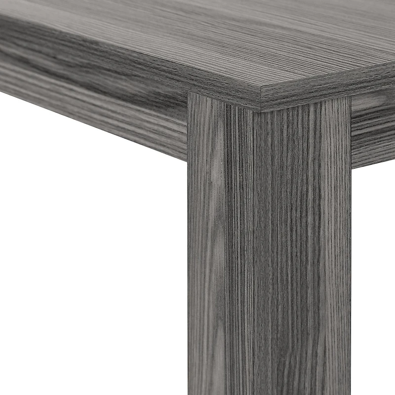Monarch Specialties Table D'appoint, Console, Entrée, Étroit, Coin, Salon, Chambre À Coucher, Stratifié, Gris, Contemporain, Moderne