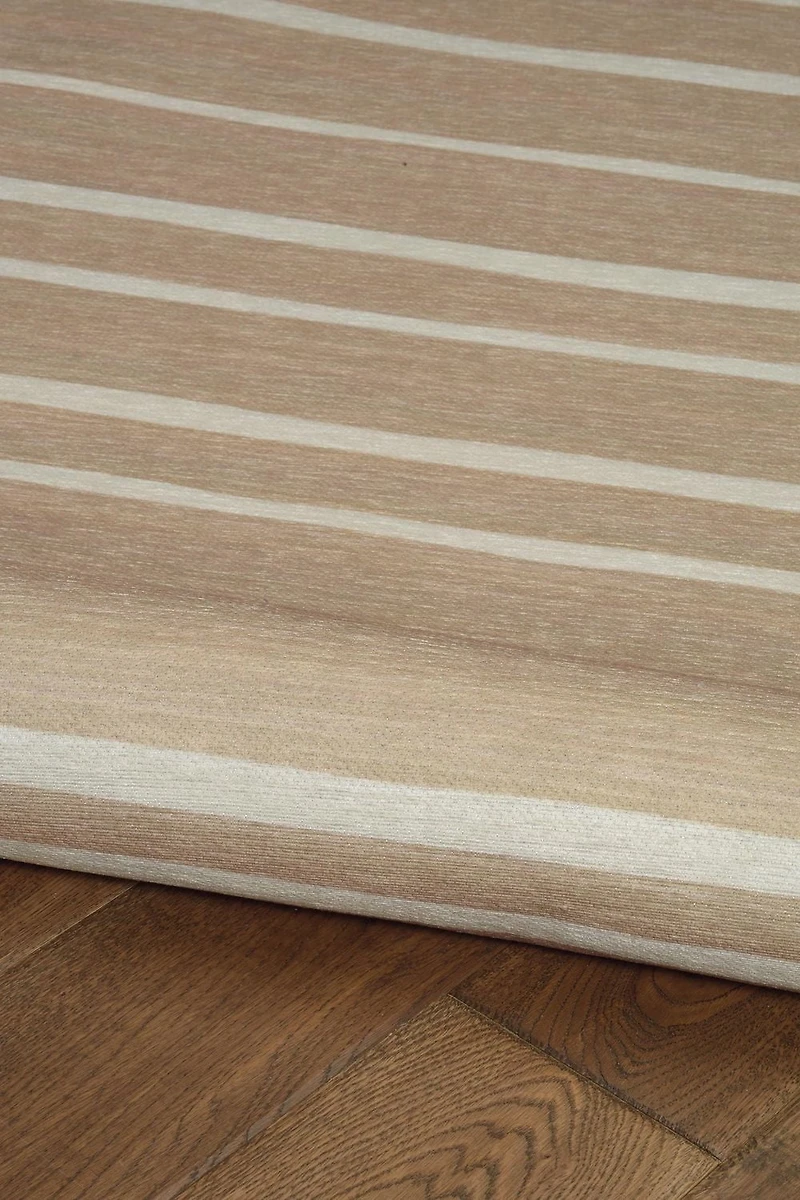 Outdoor Washable Weston Tan & Ivory 7' x 9' Area Rug