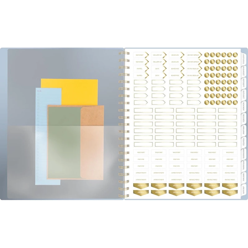 2026 Cambridge Workstyle Balance Aqua Large Weekly Planner, Planner