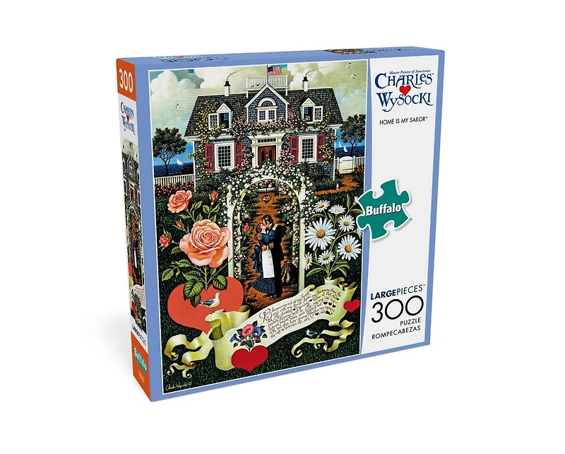 Buffalo Games Le puzzle Charles Wysocki Home is my Sailor en 300 pièces
