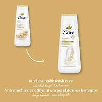 Dove Dryness Relief Body Wash For 24hr Lotion-Soft Skin, Oatmeal & Rice Milk with No Sulfates No Parabens, 591mL