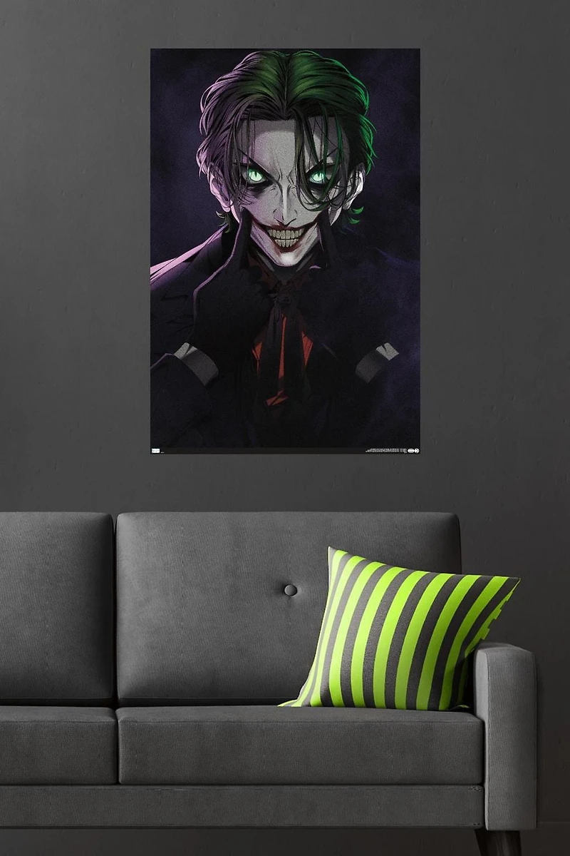DC Comics The Joker Anime - Smile Wall Poster, 22.375" x 34"