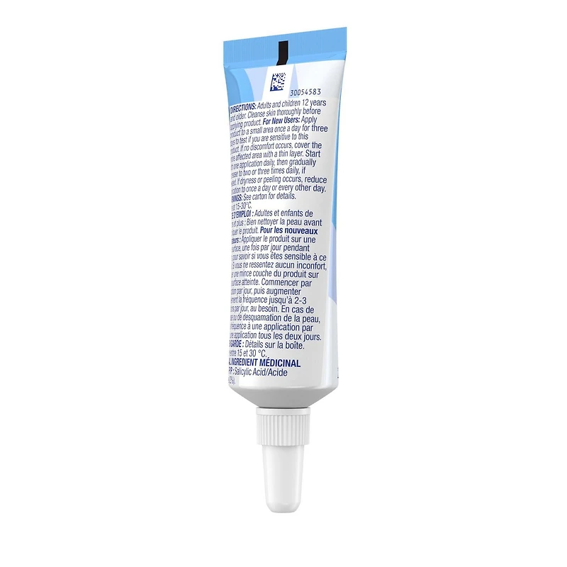 Clean & Clear Acne Treatment Gel with 2% Salicylic Acid, Oil-Free Topical Acne Treatment with Witch Hazel for Clinically Proven Results in 1 Day, Fragrance Free