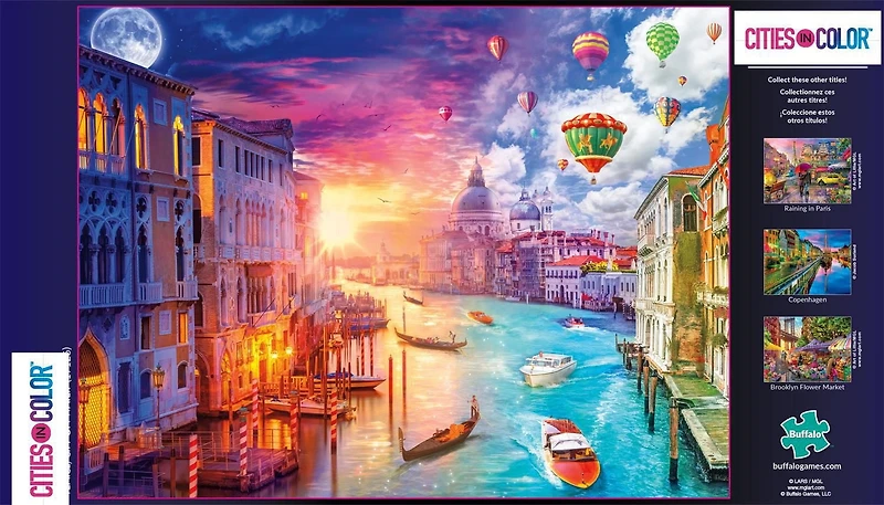 Buffalo Games - Le puzzle Cities in Color - Venice, City on Water - en 750 pièces