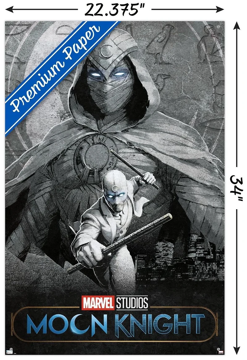 Marvel Moon Knight - Teaser Wall Poster, 22.375" x 34"