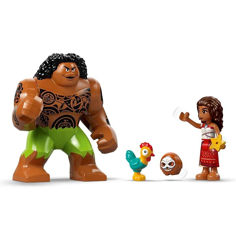 LEGO Disney Moana 2 Kakamora Barge Kids Toy - Pretend Play Building Set for Boys and Girls, Ages 7+ - 9 Characters, Including Moana, Maui, Kotu, and HeiHei - Gift Idea for Birthdays - 43258