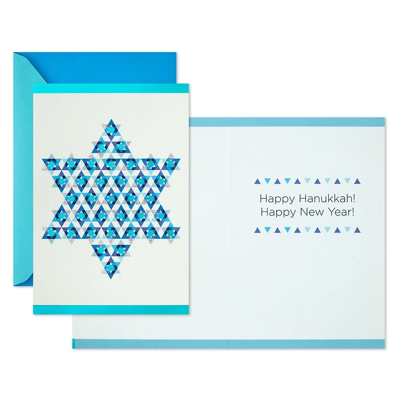 Hallmark Tree of Life Pack of 2 Hanukkah Cards (Shalom, Star of David)