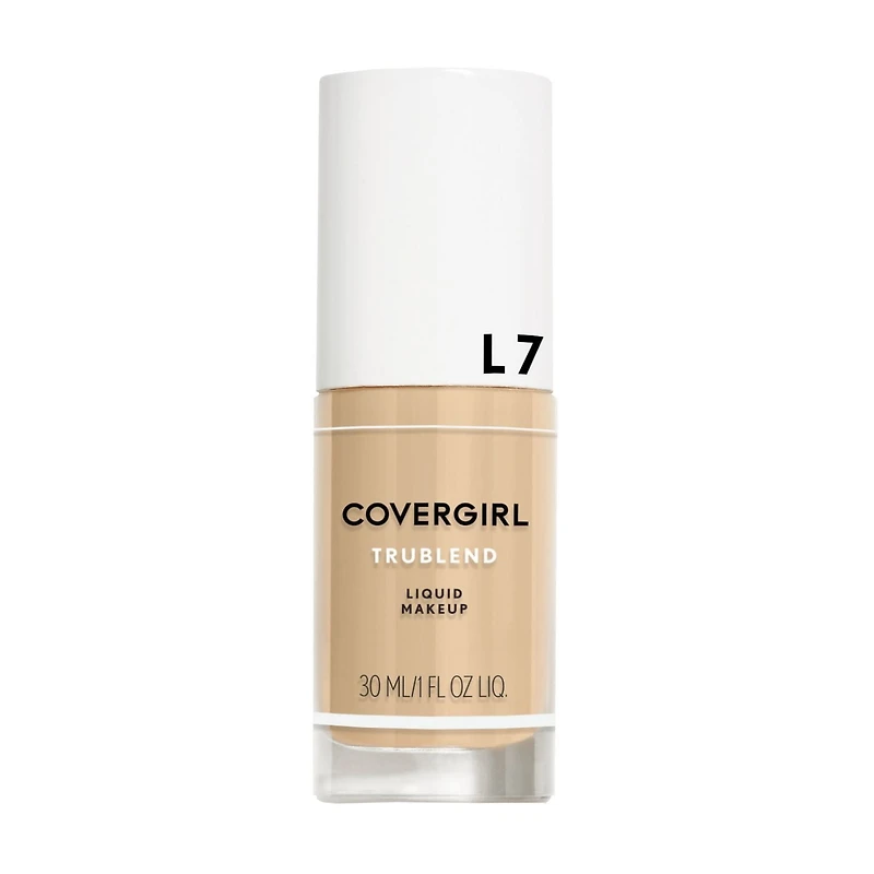 COVERGIRL Fond de teint Hydratant TruBlend, fini lumineux, tient toute la journée, formule légère et sans huile, estompe les imperfections