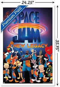 Space Jam: A New Legacy - Team Wall Poster, 14.725" x 22.375"