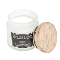 Art Wick 2.4OZ Lemon Thyme & Verbena Soy Wax Blended Scented Candle,1 cotton wick