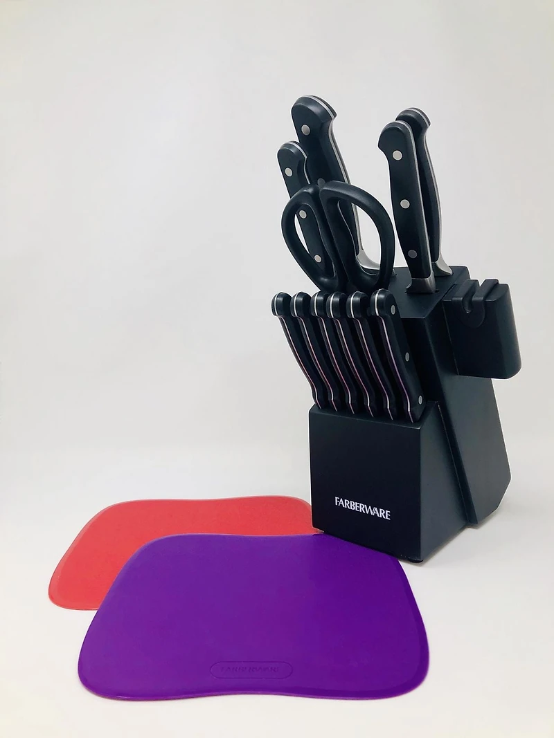 Farberware 14 piece Edgekeeper Forged Cutlery Set