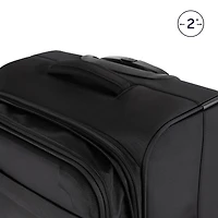 Grande valise souple en soute iFLY Fibertech 28 po, noir