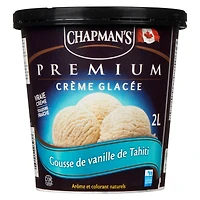 Chapman's Premium Tahitian Vanilla Bean Ice Cream in a Tub, 2L