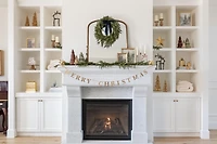 FRAÎCHE Holiday Brushed Gold Metal Candle Holder Set, 3 pack