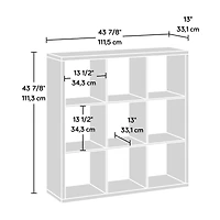 Sauder Select 9-Cube Storage
