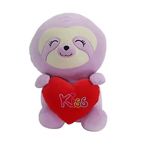WAY TO CELEBTATE VALENTINE 15" PLUSH ANIMAL WITH HEART