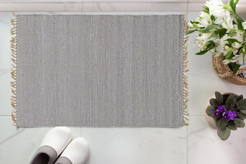 Tapis d'appoint Berbère Verginia lilas de 1 pi 10 po x 2 pi 10 po