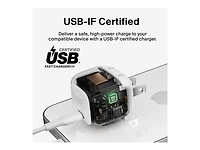 Belkin BoostCharge USB-C® Cube Wall Charger with PPS 30W- White