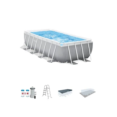 Ensemble de piscine rectangulaire Prism Frame Intex 16 pi x 8 pi x 42 po