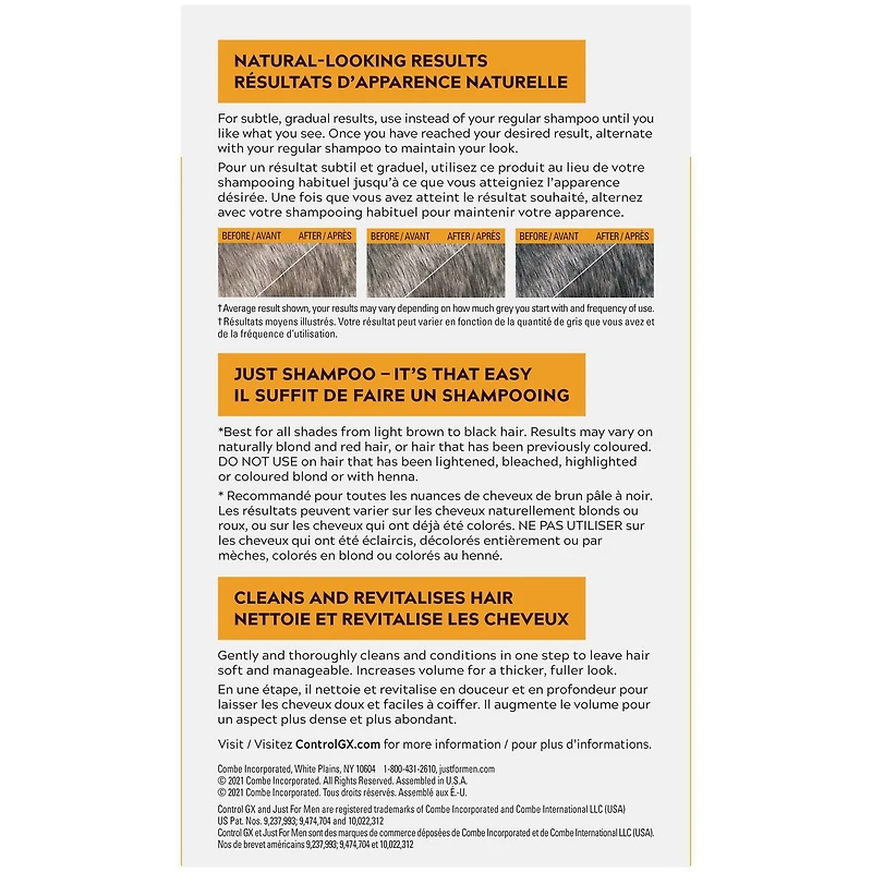 Control GX 2 en 1 Shampooing et Revitalisant 118 ml