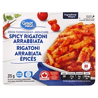 Great Value Spicy Rigatoni Arrabbiata, 215 g