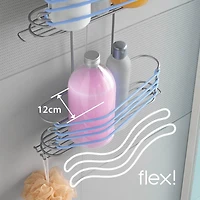 Metaltex Expandable Hanging Caddy with Adjustable Hook